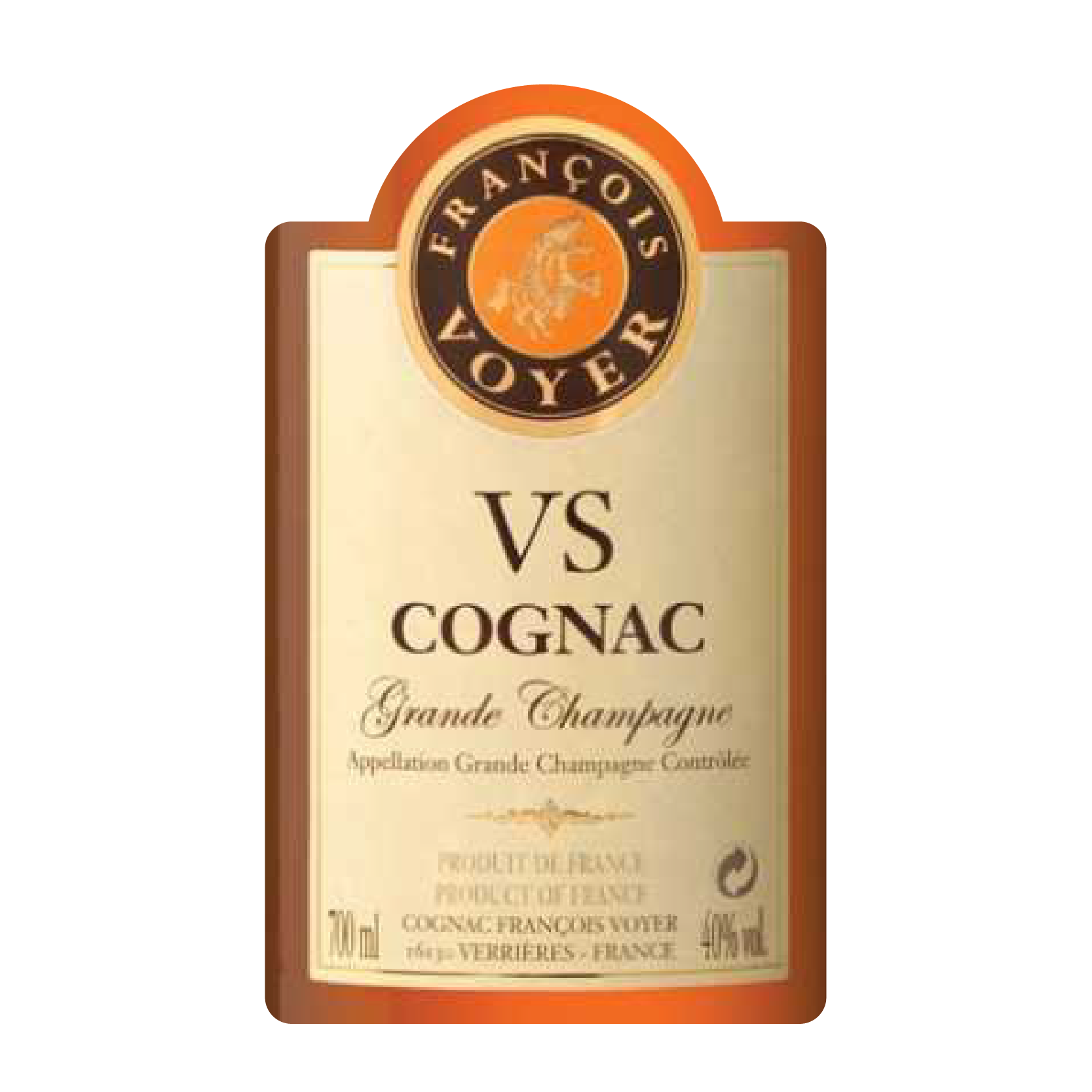 FRANCOIS VOYER Cognac VS Grande Champagne