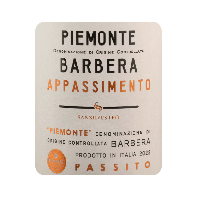 SANSILVESTRO Barbera Appasimento Piemonte DOC