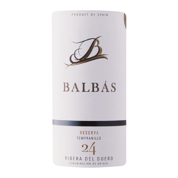 BALBAS Reserva Tempranillo 24 Ribera del Duero DO