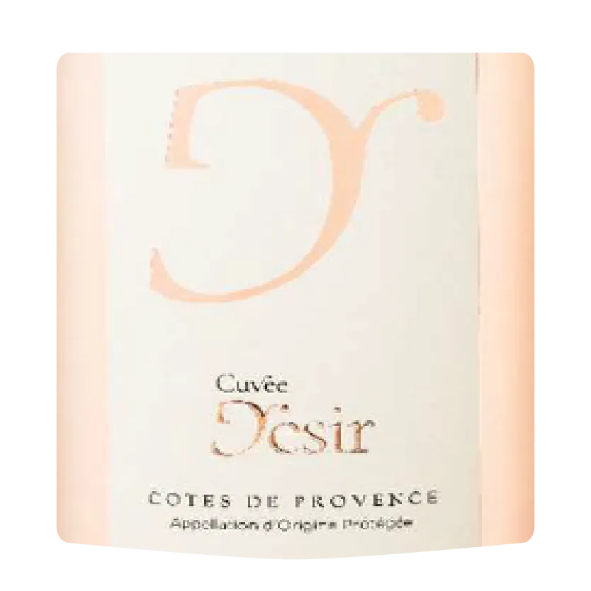 CUVEE DESIR  Cotes de Provence Rose AOP