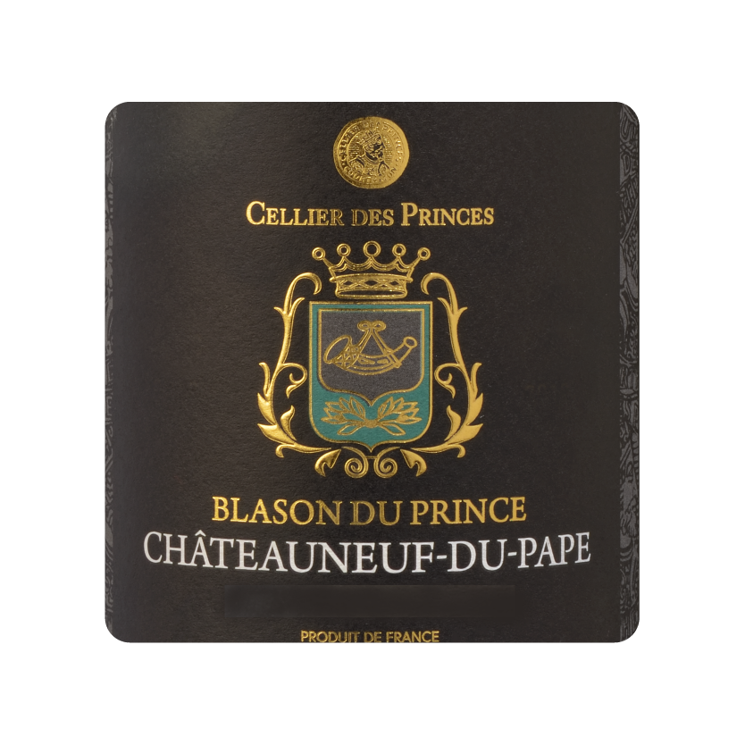 CELLIER DES PRINCES Blason du Prince Chateauneuf- du-Pape AOC