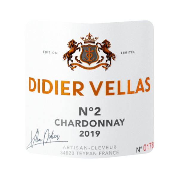 DIDIER VELLAS No2 Chardonnay Pays d’ Oc IGP