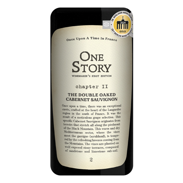 ONE STORY The Double Oaked  Cabernet Sauvignon Pays d’Oc IGP
