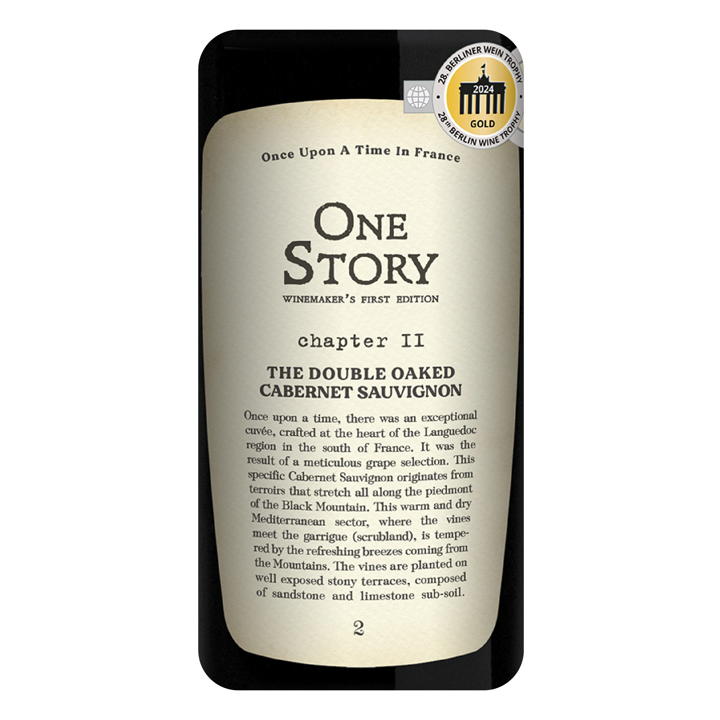 ONE STORY The Double Oaked  Cabernet Sauvignon Pays d’Oc IGP